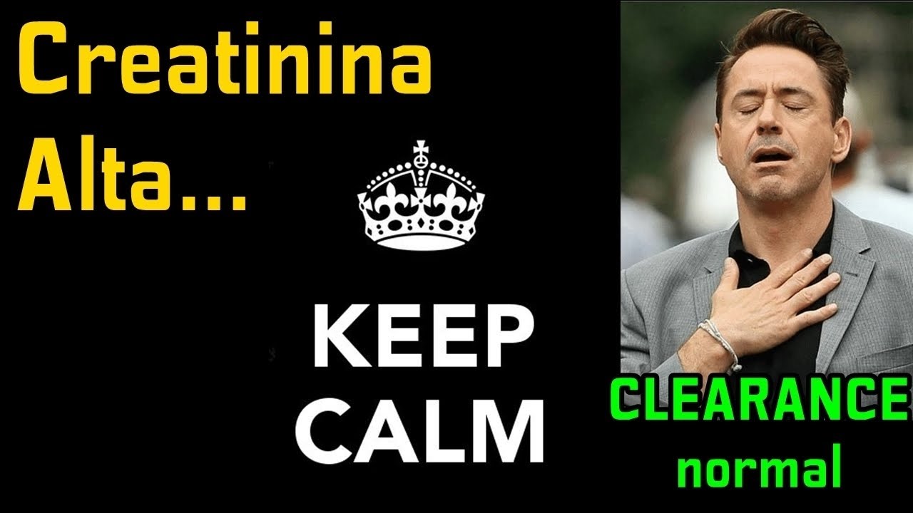 Creatinina ALTA: A ESPERANÇA Pode Estar no CLEARENCE !