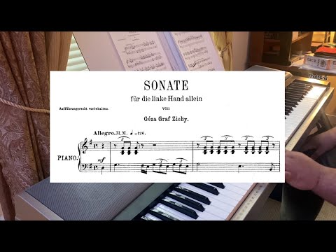 Géza Zichy - Piano Sonata for Left Hand Alone