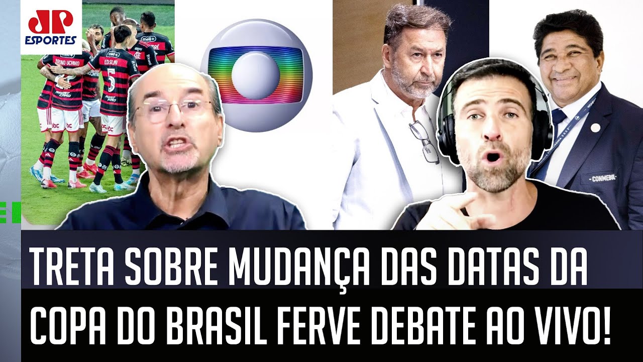 "VOCÊS ACHAM que a TV GLOBO NÃO FOI CONSULTADA??? TODOS SABEM que a CBF..." TRETA na Copa do Brasil!