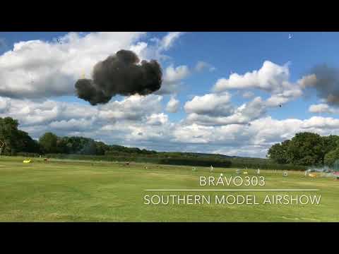 RC Pyrotechnics Display  - Southern Model Airshow