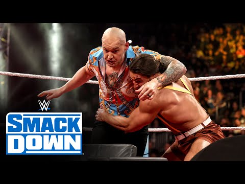 Happy Corbin and Madcap Moss brawl on the latest episode of “Happy Talk”: SmackDown, April 8, 2022