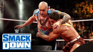 Happy Corbin and Madcap Moss brawl on the latest episode of “Happy Talk”: SmackDown, April 8, 2022