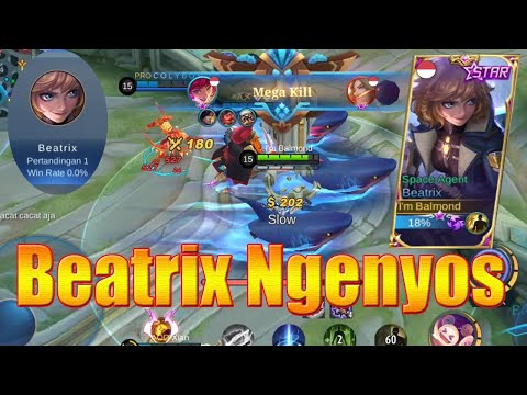 NYOSS! Review Skin Starlight Beatrix : Space Agent | Build Emblem Beatrix Tersakit 2022 untuk Pemula