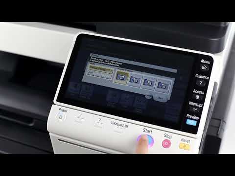 How To Per Page Setting using copier machine konica minolta bizhub step by step