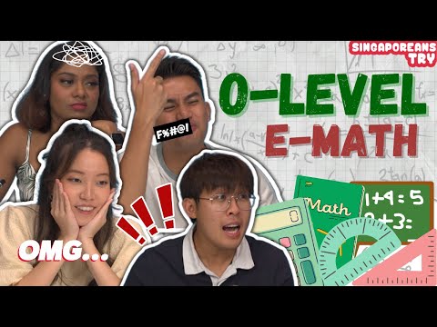 Singaporeans Try: O-Level Math (Feat. Annette Lee)