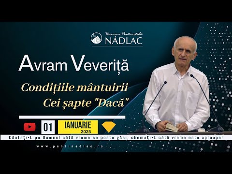 Avram Veveriță - Condițiile mântuirii - Cei șapte "Dacă"