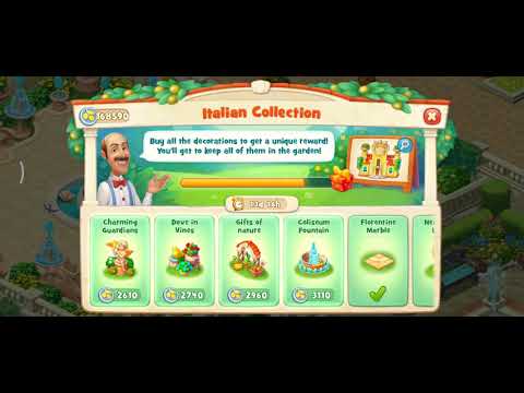 Playrix - Gardenscapes - Italian Collection and Abundance - Event New Acres