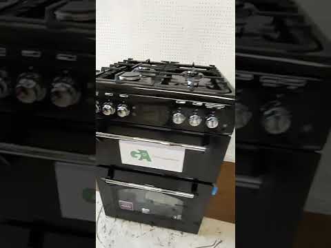 LEISURE CLA60GAK 60cm Double Gas Cooker Mini Range Cooker - Black