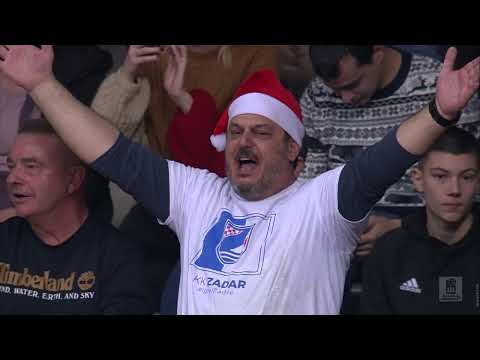 Amazing pre-game atmosphere in Višnjik (Zadar – Partizan Mozzart Bet, 24.12.2023)