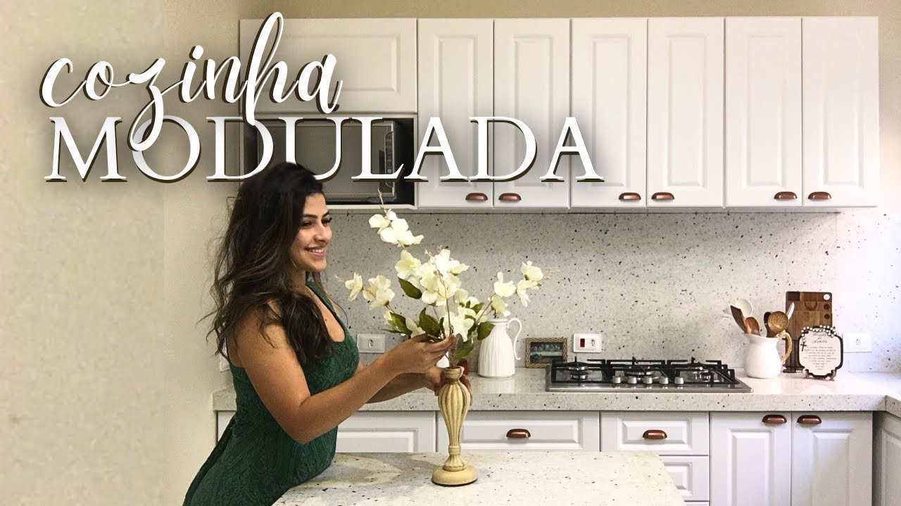 TOUR PELA NOSSA NOVA COZINHA I Cozinha MODULADA PROVENÇAL, banquetas novas, decoração da cozinha!