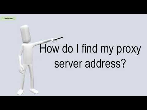 How Do I Find My Proxy Server Address?