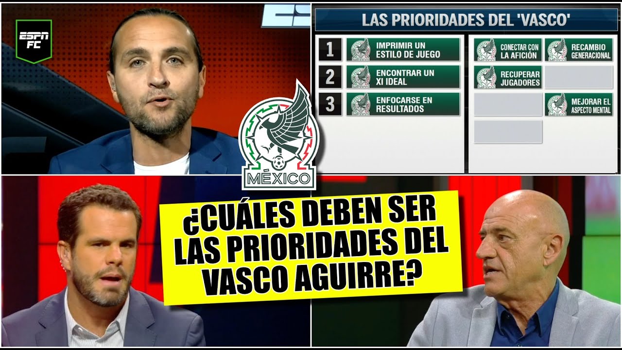 VASCO AGUIRRE no tiene tiempo para CONECTAR CON LA AFICIÓN. Debe centrarse en resultados | ESPN FC