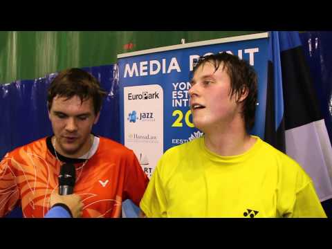 Kristjan Kaljurand - Raul Kasner (Estonia) / Yonex Estonian International 2014