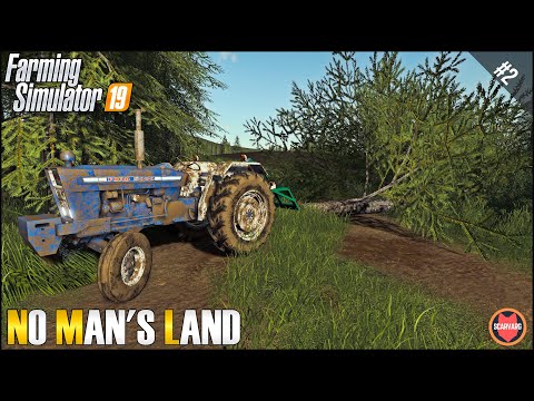 BUILDING A ROAD, CUTTING TREES, CREATING NEW FIELD, PLOUGHING⭐ No Man's Land #2 ⭐ FS19 Timelapse