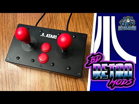 ATARI Dual Stick Controller by BD Retro Mods Review! Play Robotron 2084 Like a BOSS!