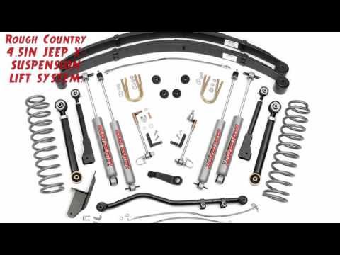 ROUGH COUNTRY 4.5IN JEEP X-SERIES SUSPENSION LIFT SYSTEM