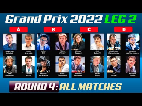 ROUND 04 | FIDE Grand Prix 2022 LEG 2 | Pool A,B,C,D | Giri, Shirov, Grischuk, Vachier-Lagrave...