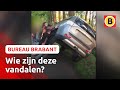 Gezocht: mannen die auto vernielden en in greppel duwen | Omroep Brabant
