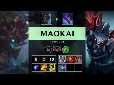 Maokai Jungle vs Kha'Zix - BR Grandmaster Patch 25.16