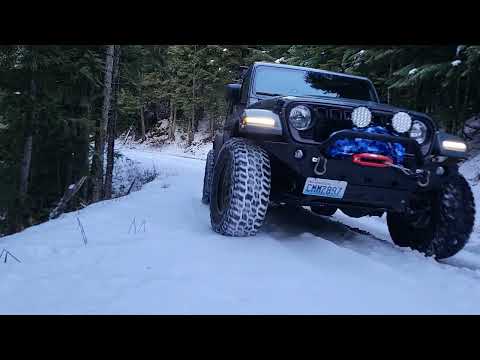 35" Mickey Thompson Baja Boss ATs tackle ice and snow in Idaho.