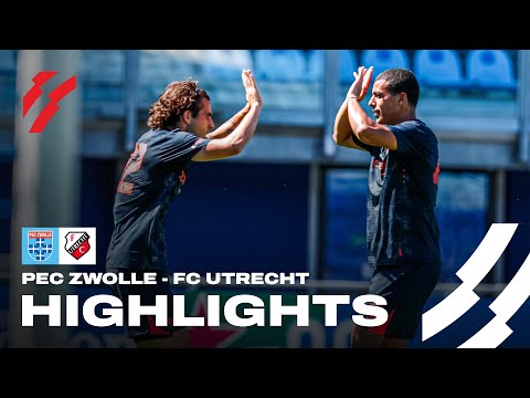 FC Utrecht is PEC Zwolle ook in oefenduel DE BAAS 💪 | HIGHLIGHTS