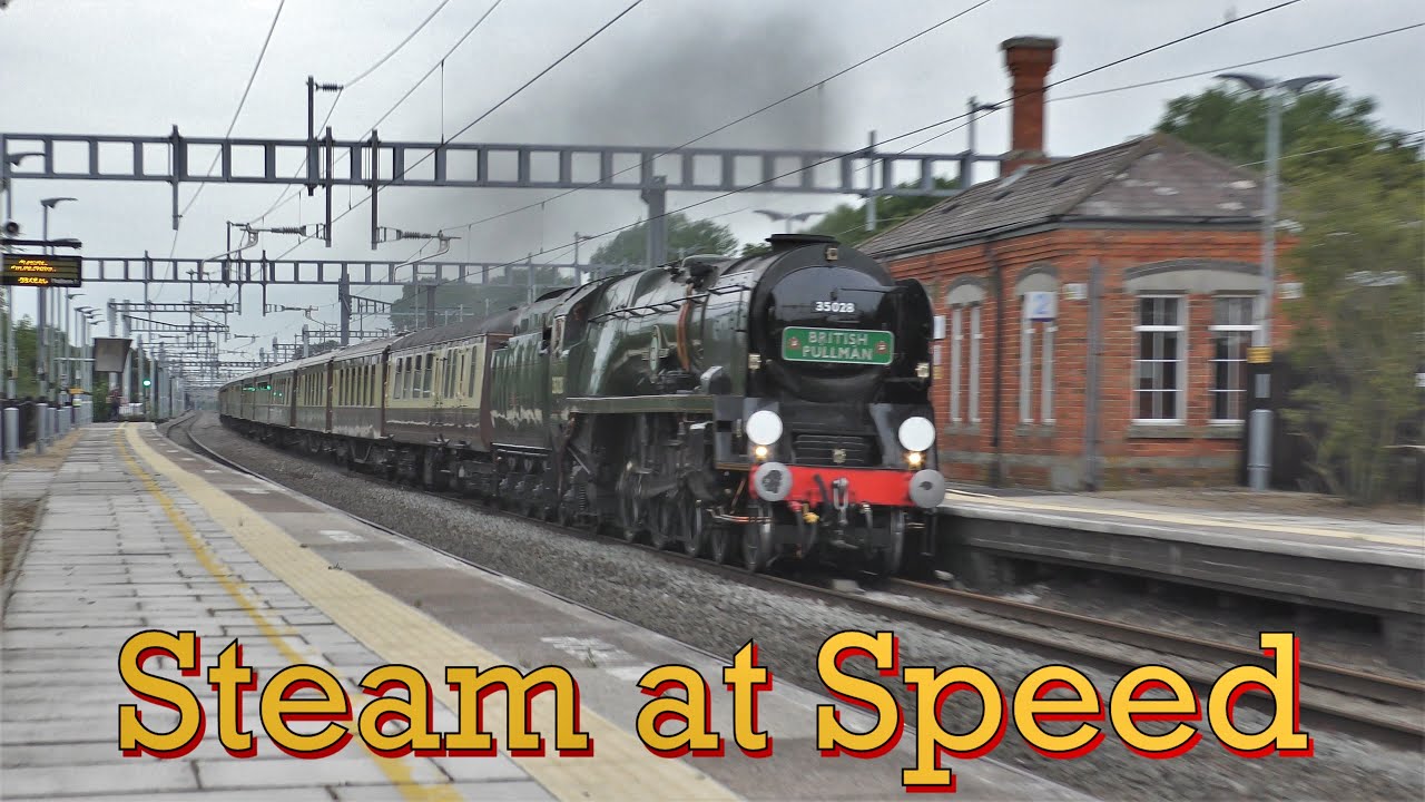 Watch video Steam Trains at Speed On The Mainline - Volume 1 Now Steam Trains at Speed On The Mainline - Volume 1