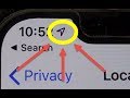 Meaning Of Arrow Icon On Status Bar On IPhone IOS 13 Location Services GPS
