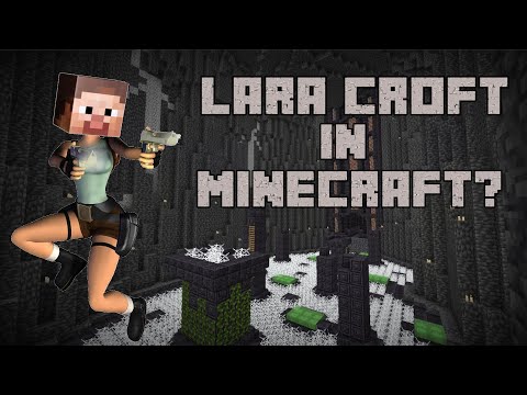 What If Lara Croft was in a Minecraft Map - Tomb Raider EP3