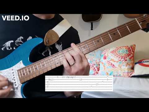 Gold Necklace - Padme - Main Riff Tabs (on-screen)