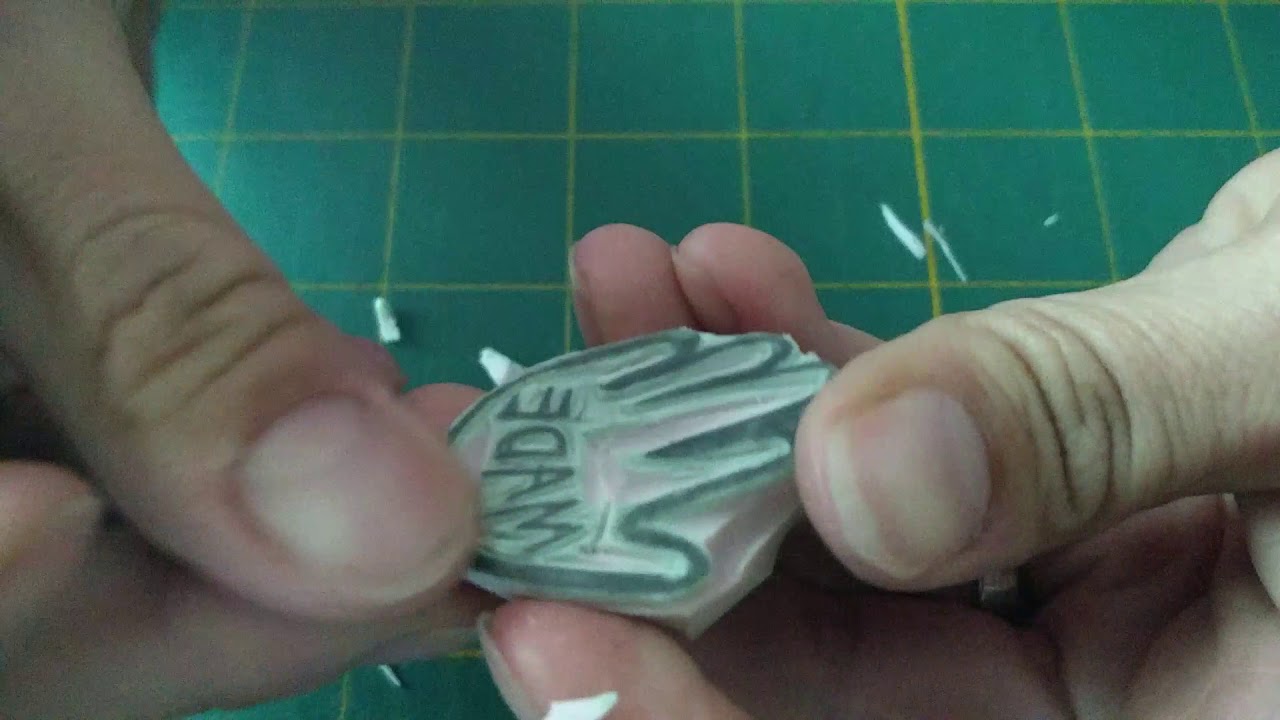 Handmade Hand Carved Stamp, Carving, Rubber Stamp