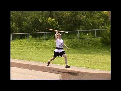 Scott Halley javelin throws -  may 2008
