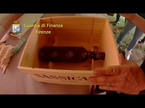 Firenze, Operazione Bad Tuscan della Guardia di Finanza - vino contraffatto Sassicaia