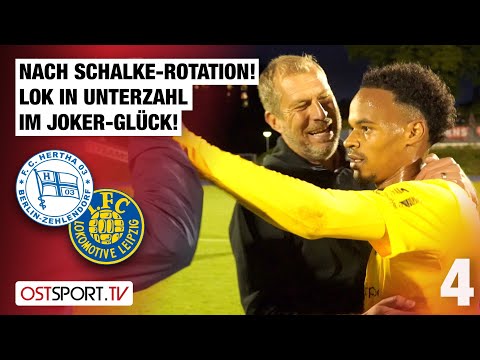 After Schalke's rotation! Lok wins despite being outnumbered: Hertha Zehlendorf vs. Lok Leipzig |...