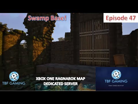 Ragnarok Swamp Base E47 Ark Survival Evolved Xbox One Dedicated Server! Secret Shrek Cave!