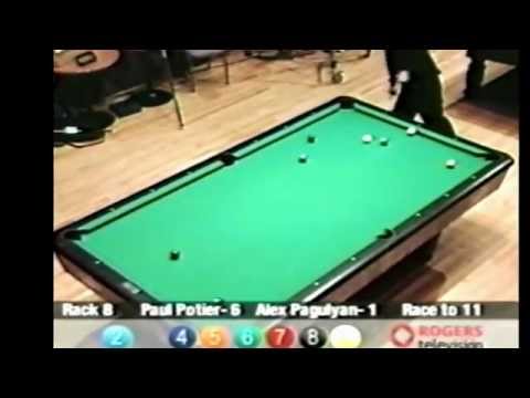 Paul Potier Vs Alex Pagulayan Canadian 9 Ball Championship 2000