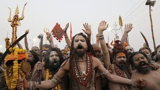 Millions take sacred dip at India&#39;s holy Kumbh Mela