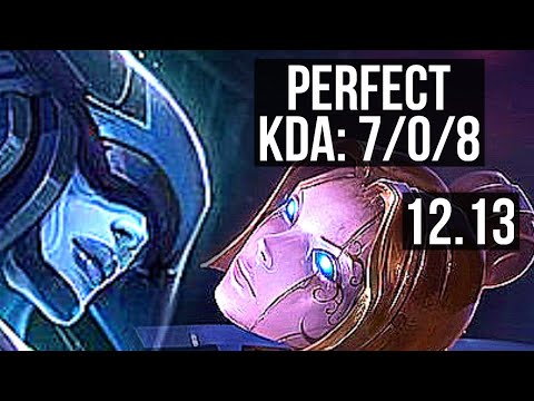 LISSANDRA vs ORIANNA (MID) | 7/0/8, Godlike, 300+ games | KR Diamond | 12.13