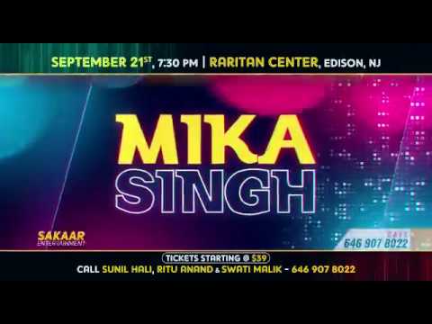 Mika Singh Iulia Vantur The Party NJ  - September 21, 2019