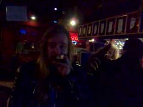 Roope Latvala (Children Of Bodom) singing karaoke 23.11.2007