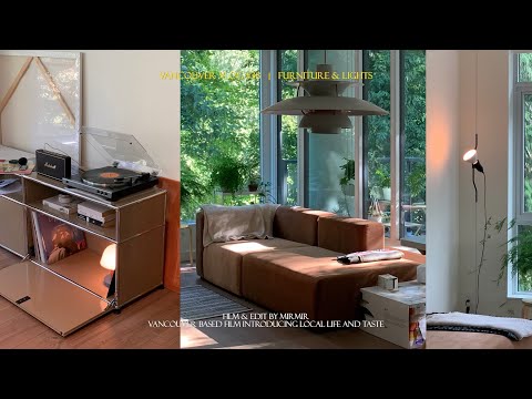드디어 새 가구, 라이트 언박싱! HAY sofa, USM, flos, 루이스폴센, 빈티지, 이케아 | 밴쿠버 Vlog #38