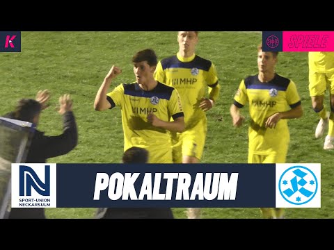 Rasanter Pokalfight! Lebt der Kickers-Traum von der Titelverteidigung? | Neckarsulm - Stutt. Kickers