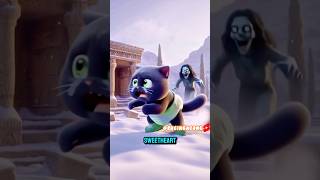 Download lagu Black cat is being chased by ghost #catvideos #catshorts #funny #comedy mp3