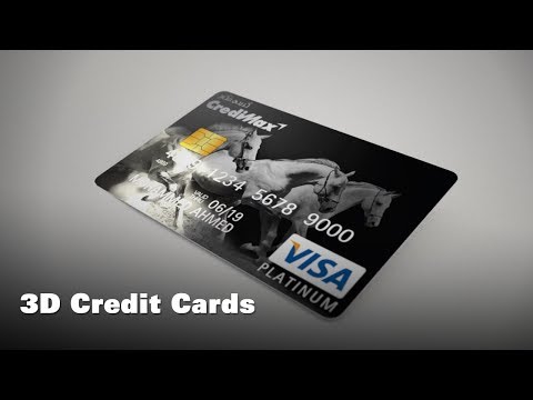 CrediMax 3D Credit Cards Project