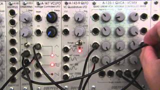 Video thumbnail for Doepfer A135 Quad Linear VCA/ Voltage Controlled Mixer Audio Demonstration One by Raul's World of Synths