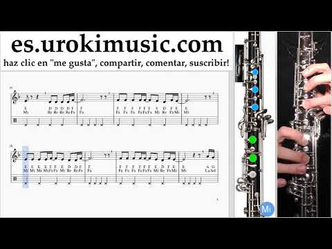 Tutorial de Oboe Imagine Dragons - Natural Clases Notas um-ih927