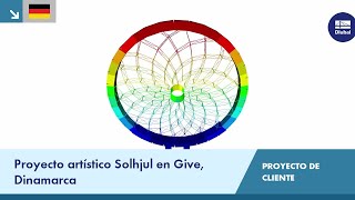 CP 001023 | Proyecto artístico "Solhjul" en Give, Dinamarca