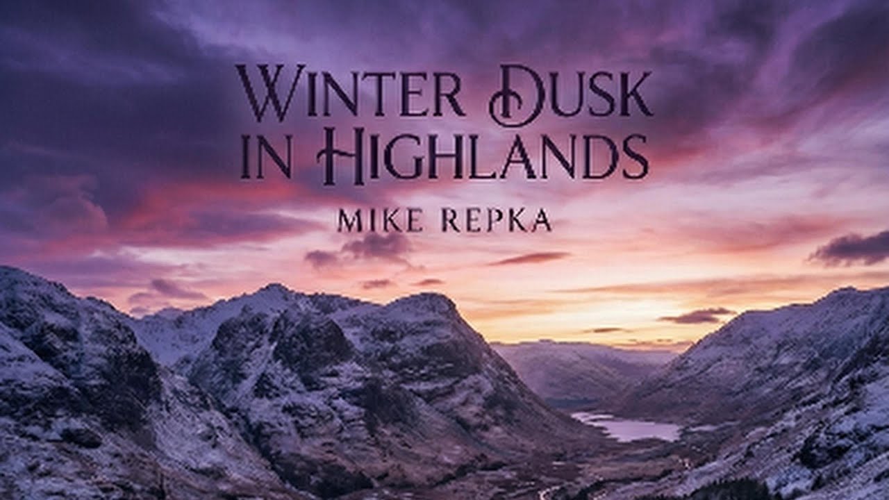 Winter Dusk in Highlands