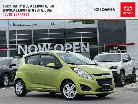 Green 2014 Chevrolet Spark LT Review Kelowna BC - Kelowna Toyota