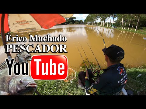 Pescaria de Tilápias estreando meu novo SAMBURÁ, Pesqueiro Club Fishing.