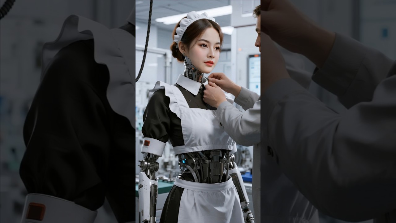EPIC ROBOT MAID TRANSFORMS INTO COMBAT MODE